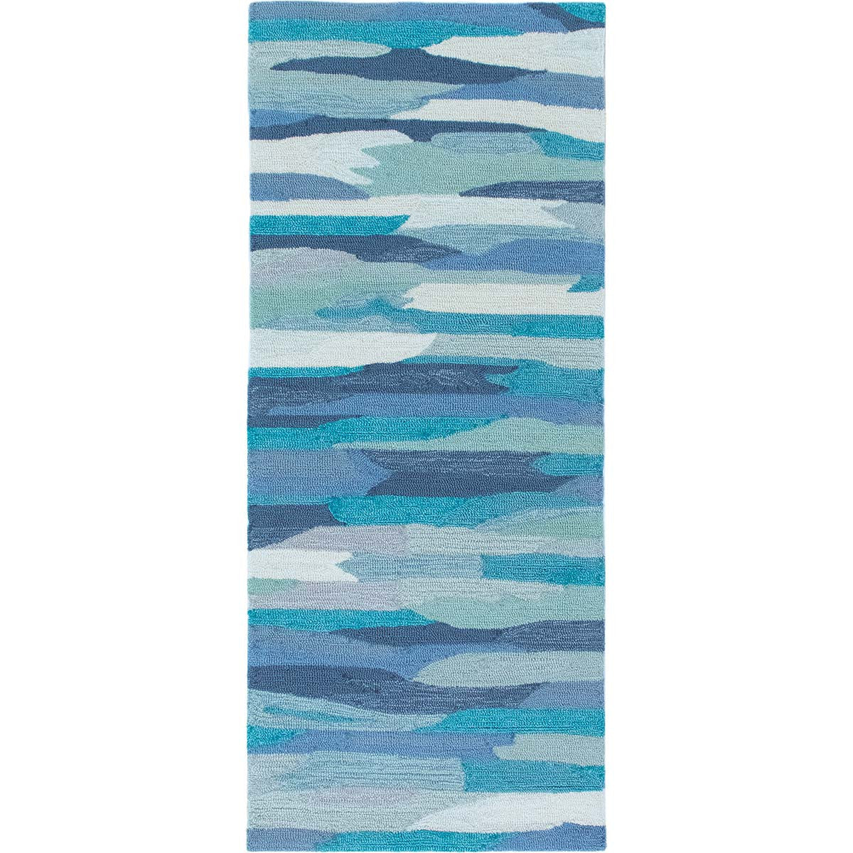 Abstract Tide Indoor/Outdoor Rug - 2 x 8