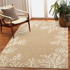 Miami Coral Sand Indoor/Outdoor Rug - 7 x 9