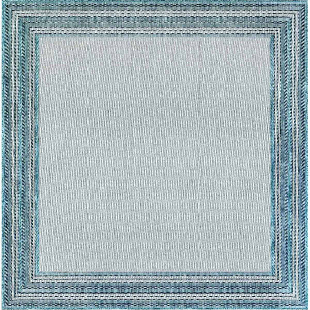 Bordering Seas Indoor/Outdoor Rug - 8 Ft. Square - OUT OF STOCK UNTIL 10/28/2026