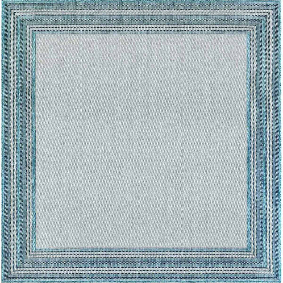 Bordering Seas Indoor/Outdoor Rug - 8 Ft. Square - OUT OF STOCK UNTIL 10/28/2026