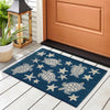 Navy Turtle Stars Rug - 2 x 4