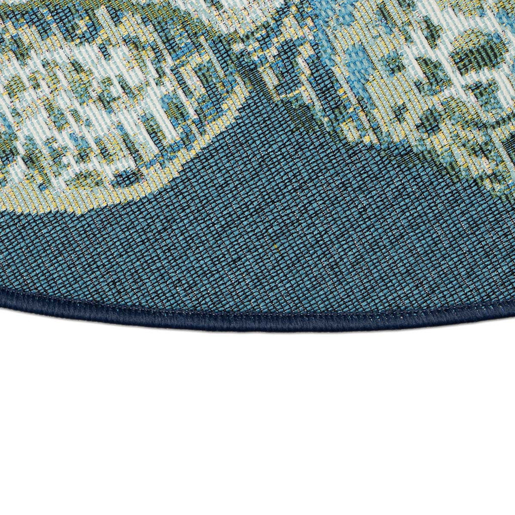 Blue Turtle Shaped Indoor/Outdoor Mat