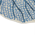 Coral Fan Navy Indoor/Outdoor Rug - 2 x 3 - OUT OF STOCK UNTIL 08/19/2026
