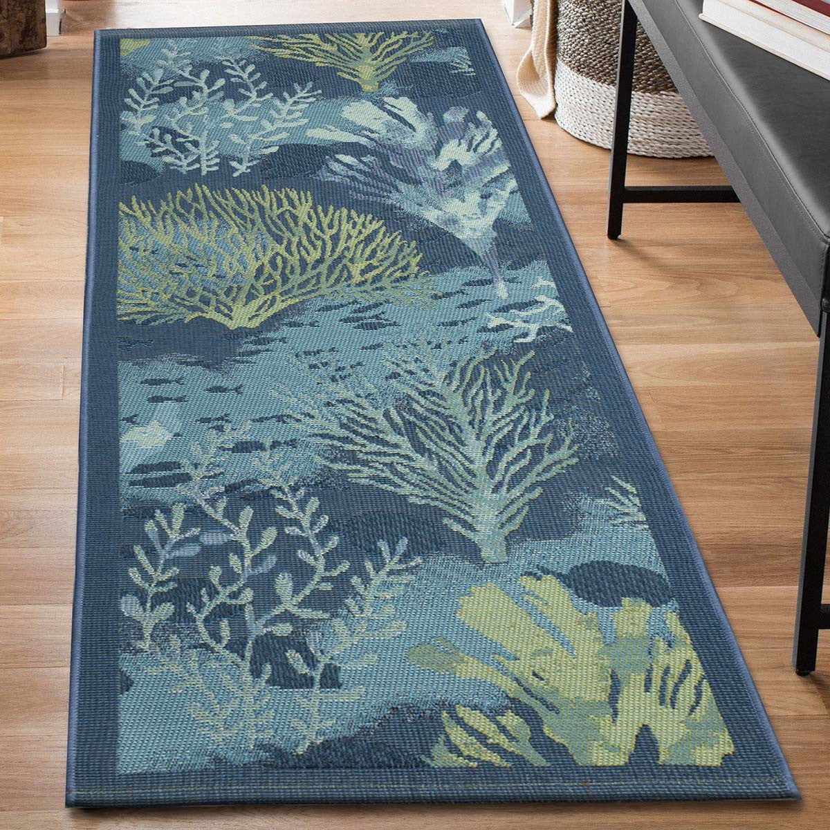 Coral Reef Indoor/Outdoor Rug - 2 x 4