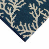 Navy Coral Cluster Rug - 2 x 5