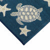 Navy Turtle Stars Rug - 2 x 5 - OUT OF STOCK UNTIL 07/01/2026