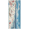 Paws In The Ocean Sand Mat - 2 x 5