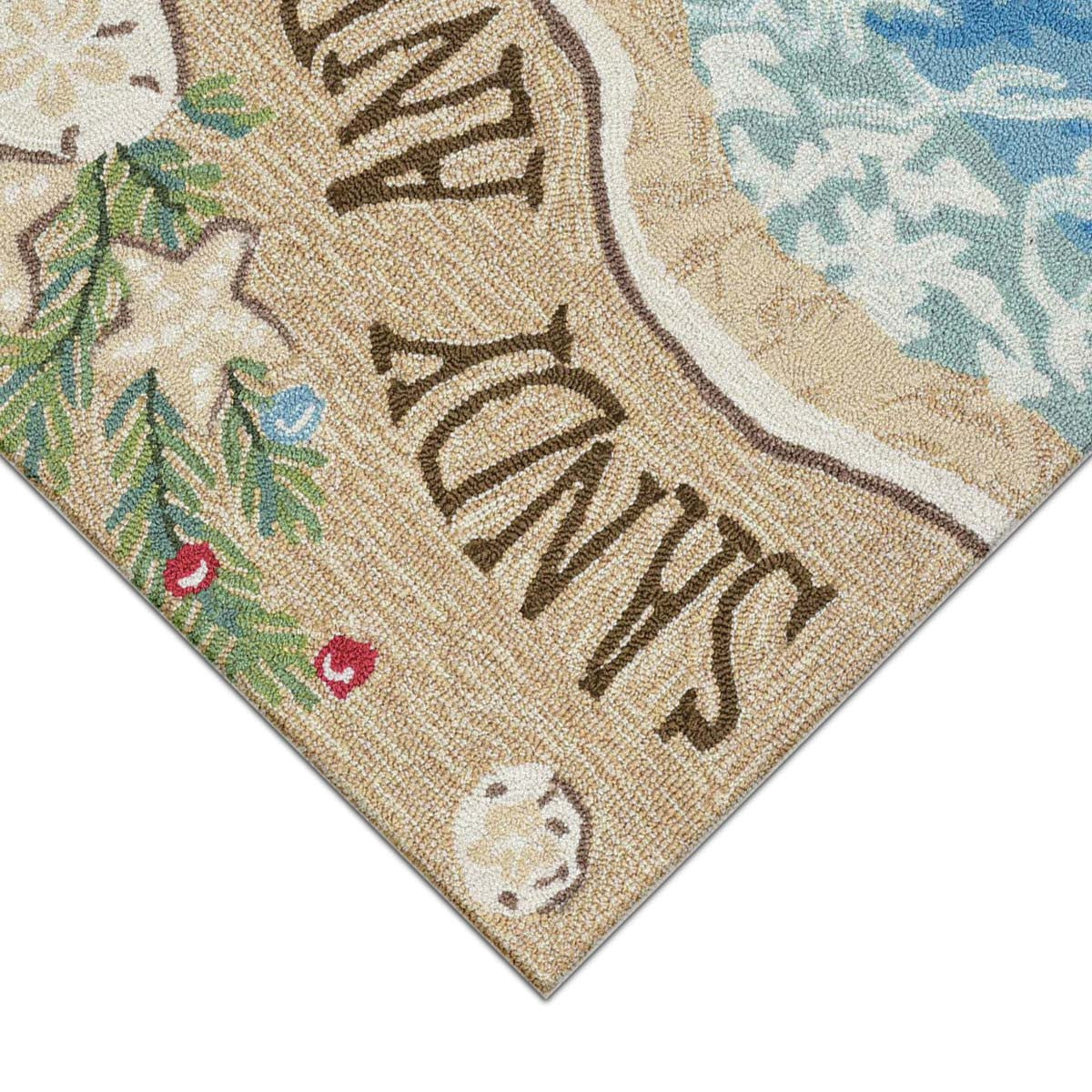 Sandy Holiday Shores Indoor/Outdoor Rug - 20 x 30