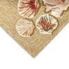 Beach Shells Sand Indoor/Outdoor Rug - 1 x 2