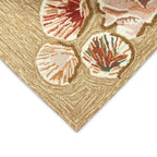 Beach Shells Sand Indoor/Outdoor Rug - 1 x 2