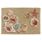 Beach Shells Sand Indoor/Outdoor Rug - 1 x 2