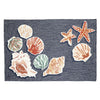 Beach Shells Denim Indoor/Outdoor Rug - 1 x 2 - OUT OF STOCK UNTIL 10/12/2026
