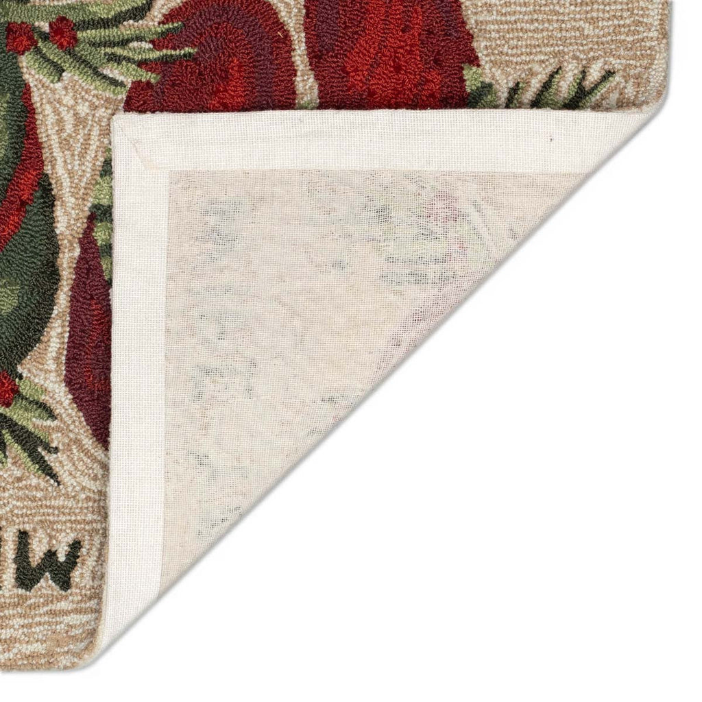 Mistletoes & Footsteps Floor Mat - 20 x 30