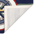 Captain's Compass Floor Mat - 2 x 3