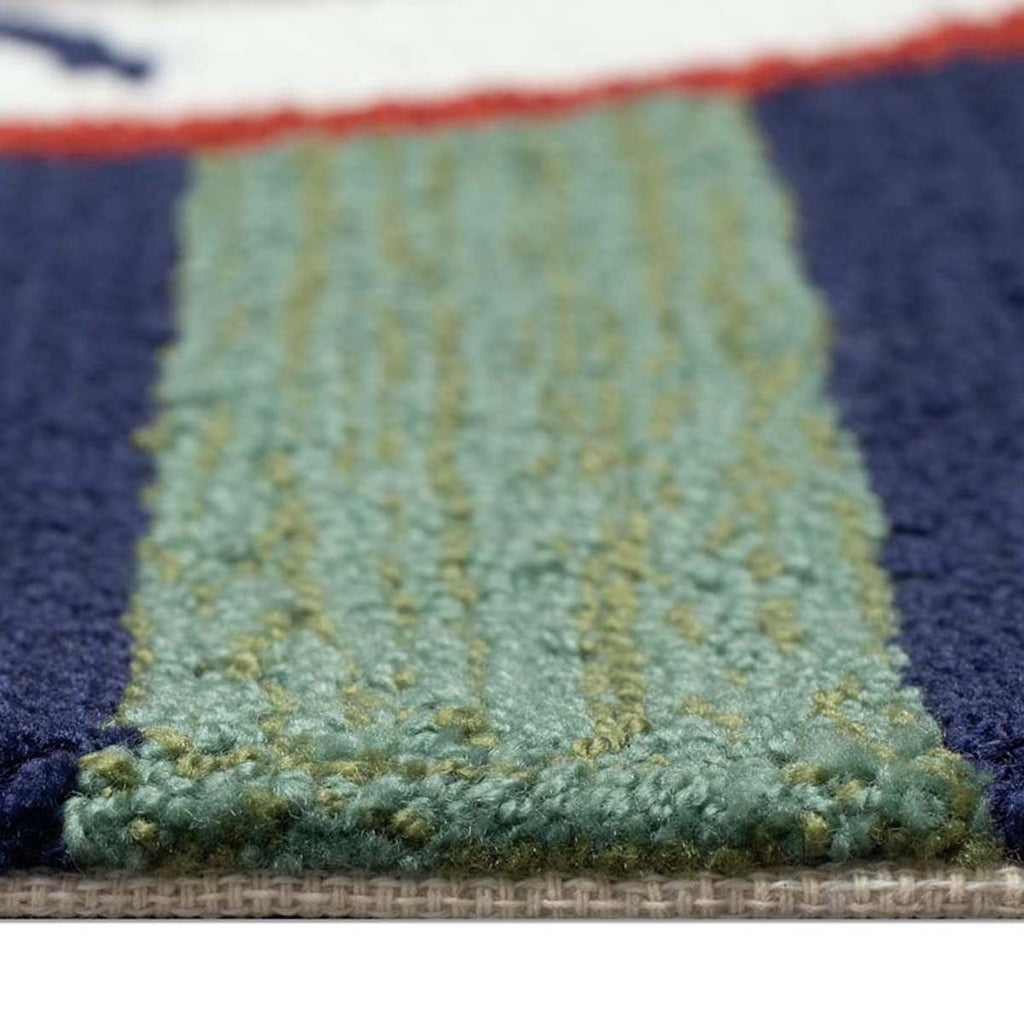 Captain's Compass Floor Mat - 2 x 3