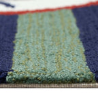 Captain's Compass Floor Mat - 2 x 3