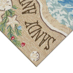 Sandy Holiday Shores Indoor/Outdoor Rug - 3 x 4