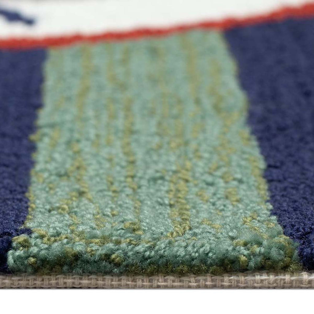 Captain's Compass Floor Mat - 3 x 4 - OUT OF STOCK UNTIL 08/05/2026