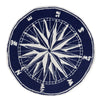 Ocean Explorer Navy Compass Rug - 3 Ft. Round
