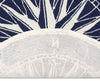 Ocean Explorer Navy Compass Rug - 5 Ft. Round