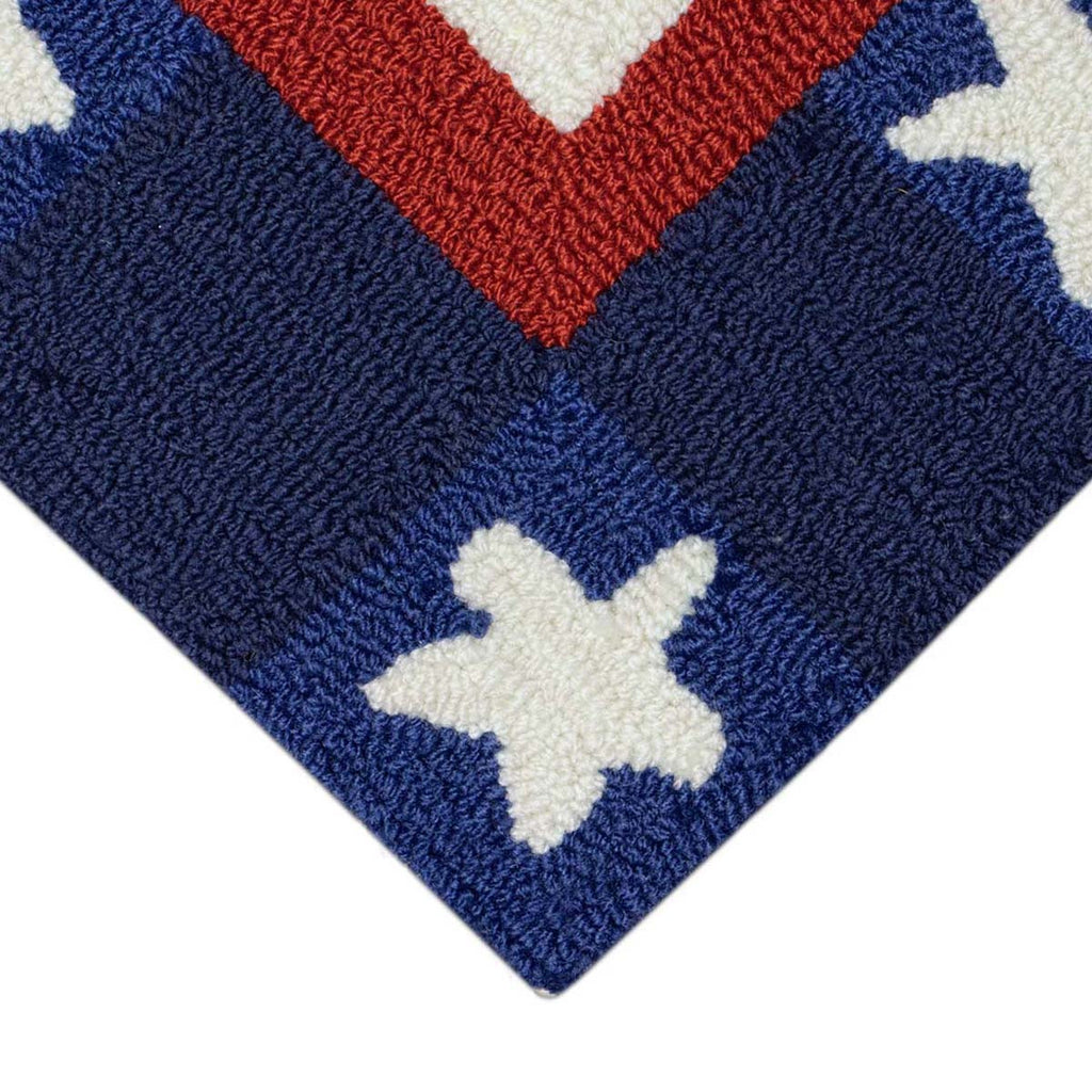 Stars & Stripes Half Round Floor Mat