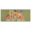 Delightful Drinks Indoor/Outdoor Rug - 2 x 5 - OUT OF STOCK UNTIL 09/11/2026