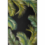 Paia Palms Black Indoor/Outdoor Rug - 3 x 5