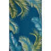 Paia Palms Navy Indoor/Outdoor Rug - 5 x 8