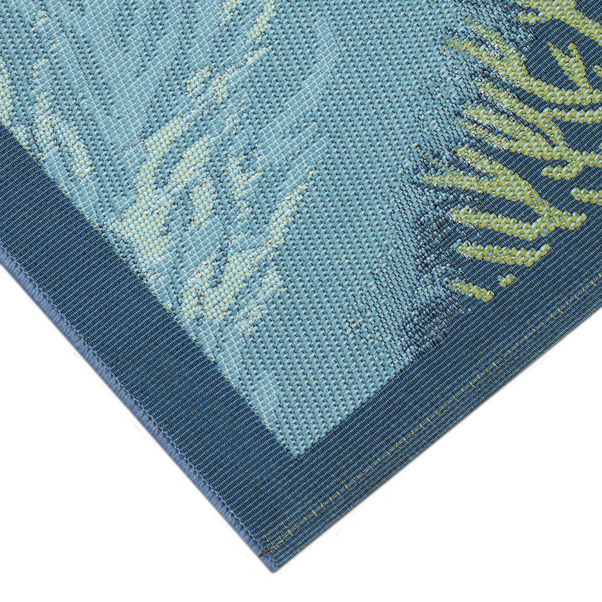 Ocean Coral Indoor/Outdoor Rug - 2 x 8