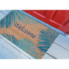 Blue Palm Welcome Coir Mat - 1 x 2