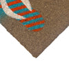 Peace & Flip Flops Ombre Coir Mat - 1 x 2