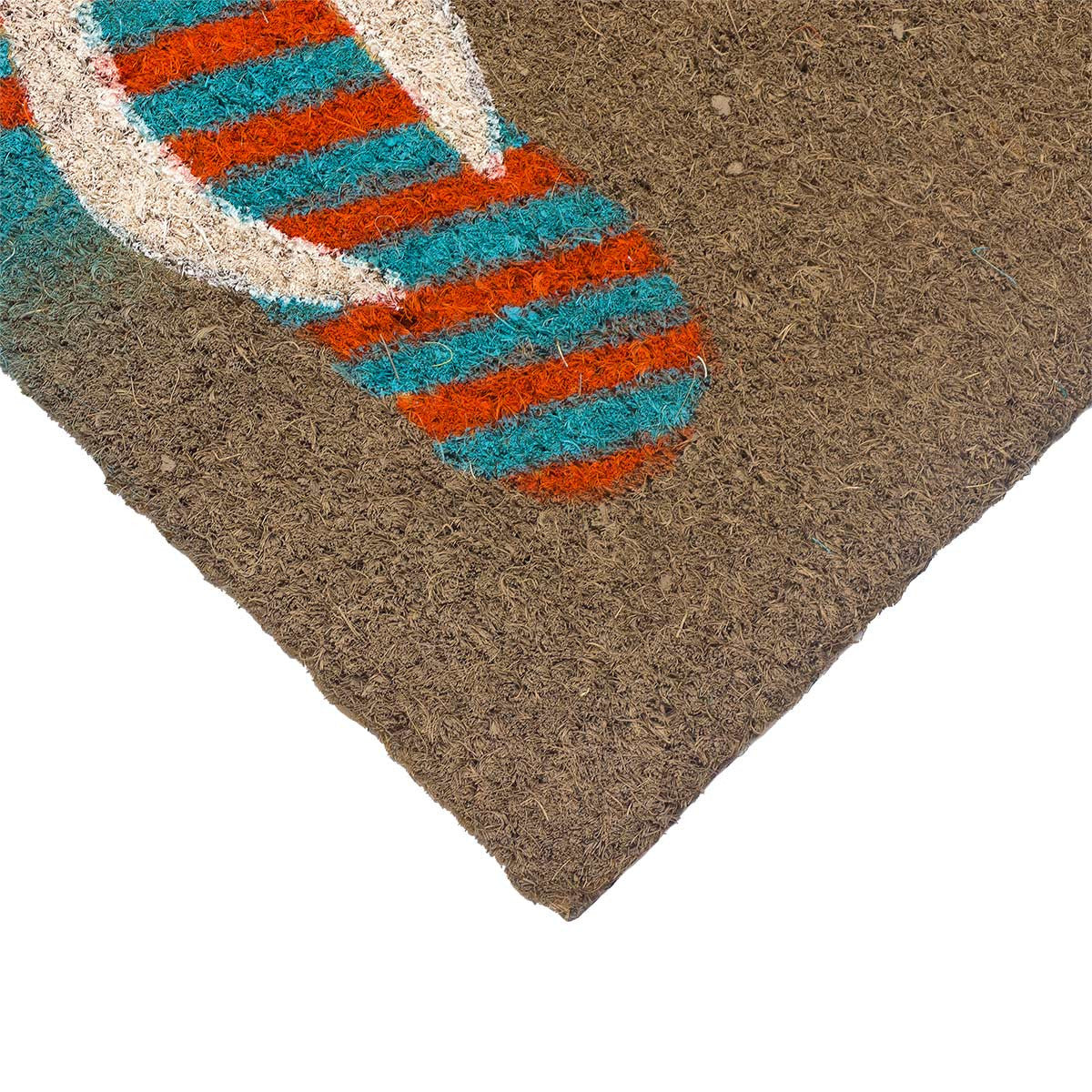 Peace & Flip Flops Ombre Coir Mats