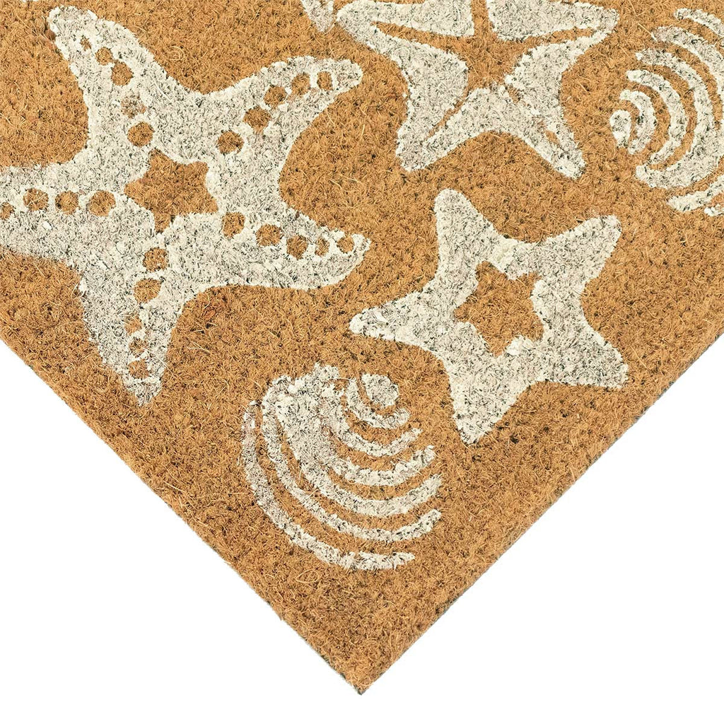 White Shells Coir Mat - 1 x 2