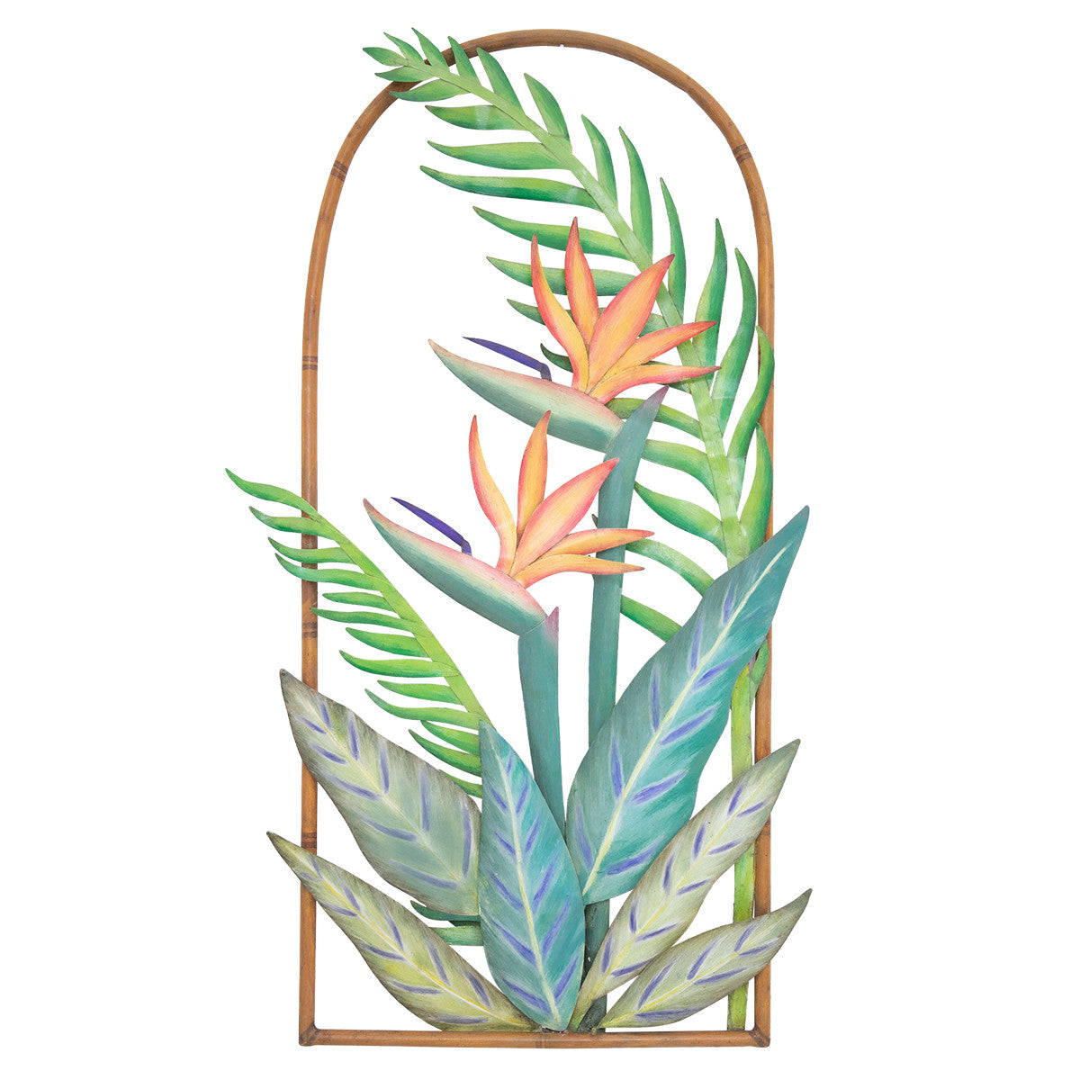 Bird of Paradise View Metal Wall Art