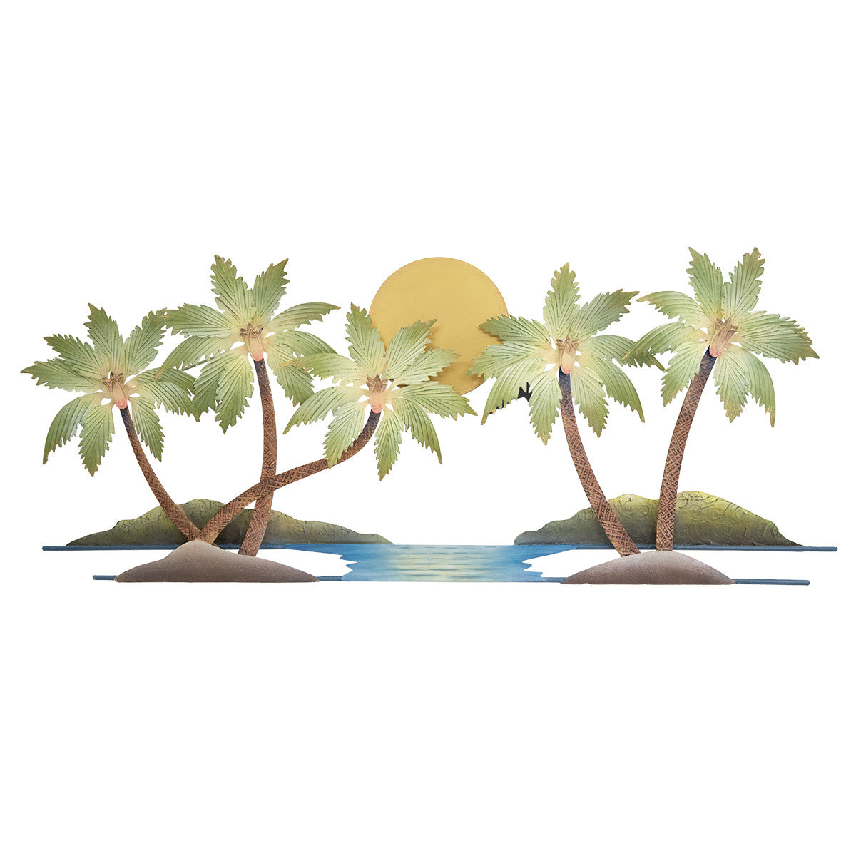 Belize Palms Metal Wall Art- SALE