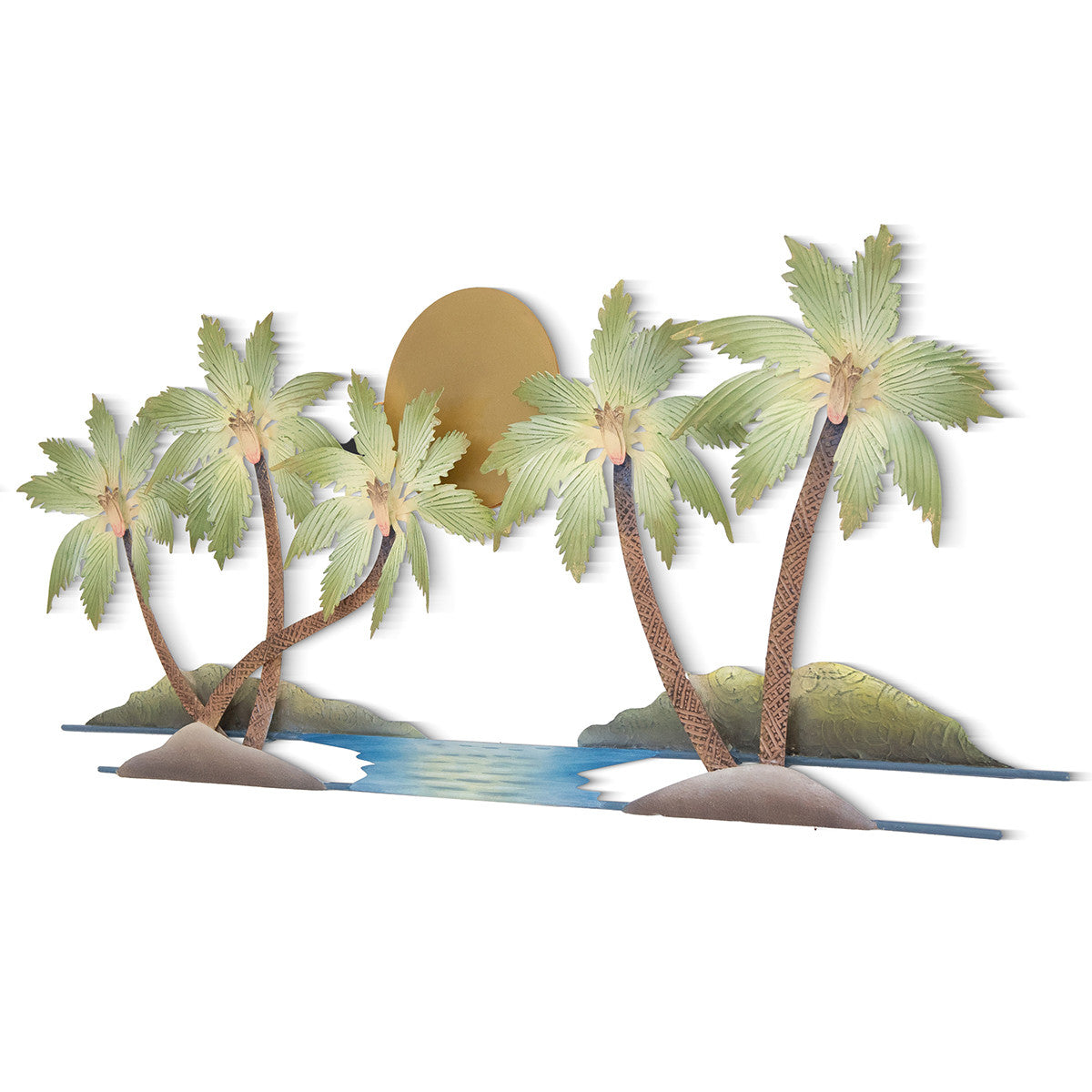 Belize Palms Metal Wall Art- SALE