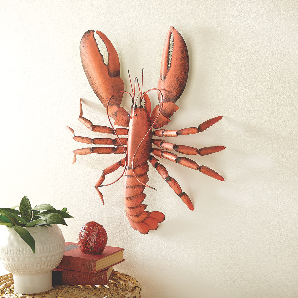 Ocean Lobster Metal Wall Art