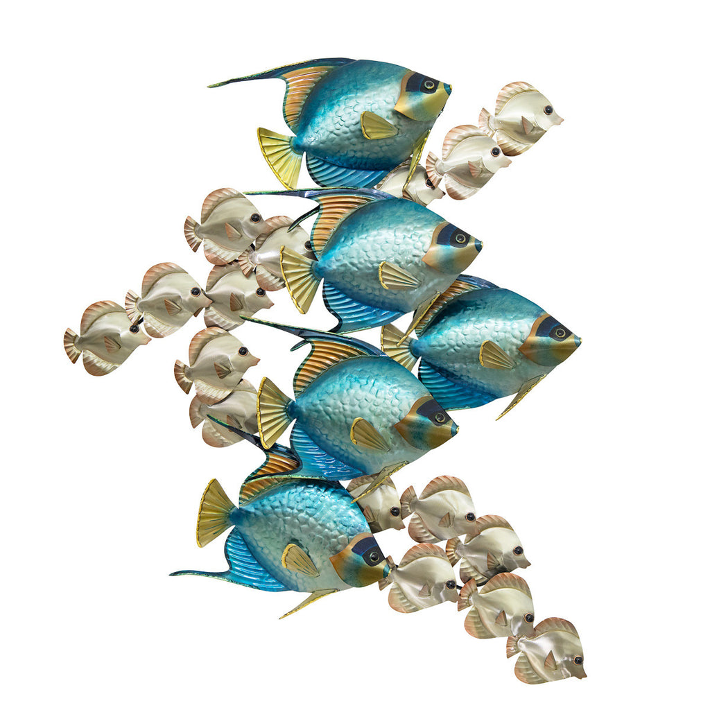 Angelfish & Tangs Metal Wall Art