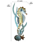 Seahorse Garden Metal Wall Art