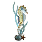 Seahorse Garden Metal Wall Art