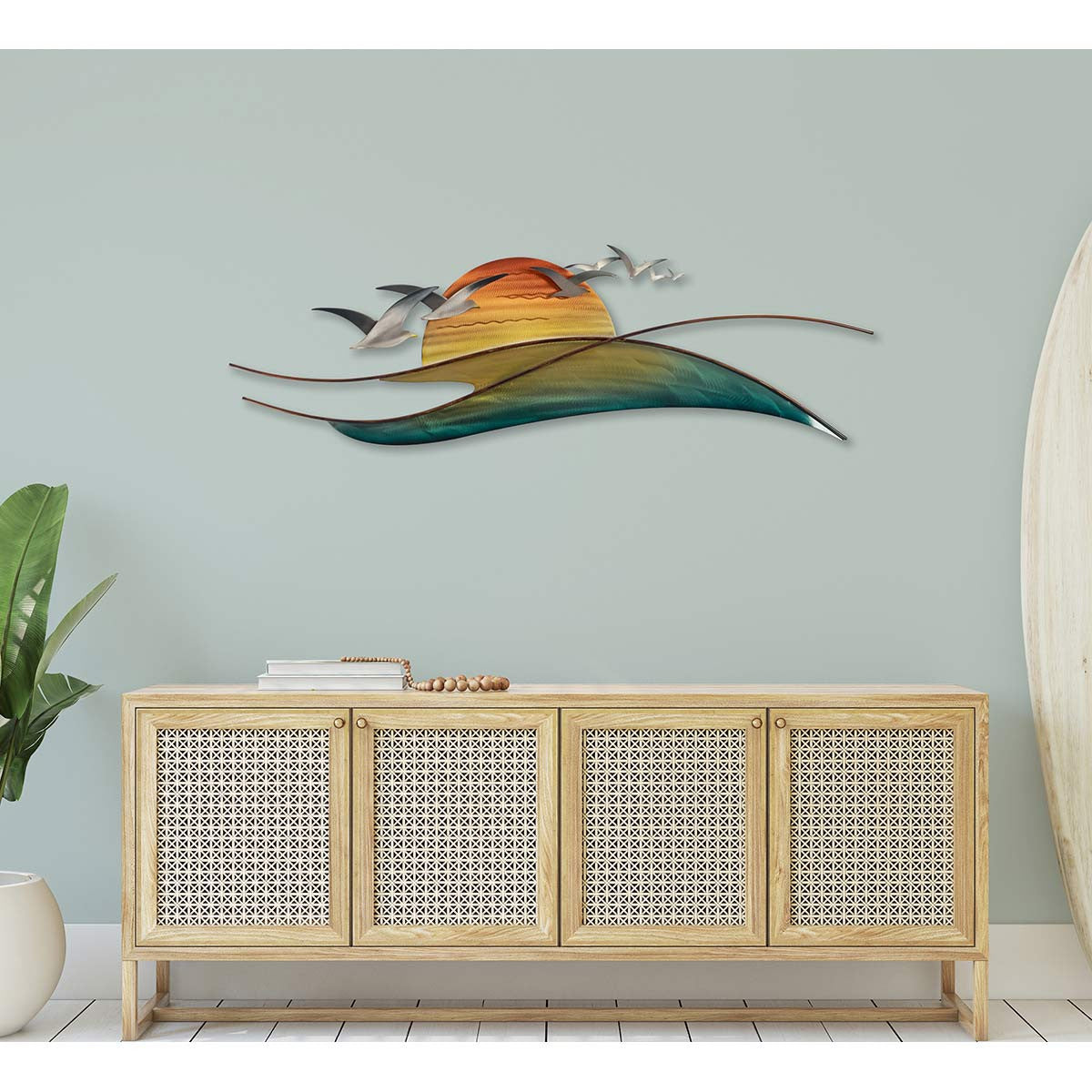 Seagull Sunrise Wall Art