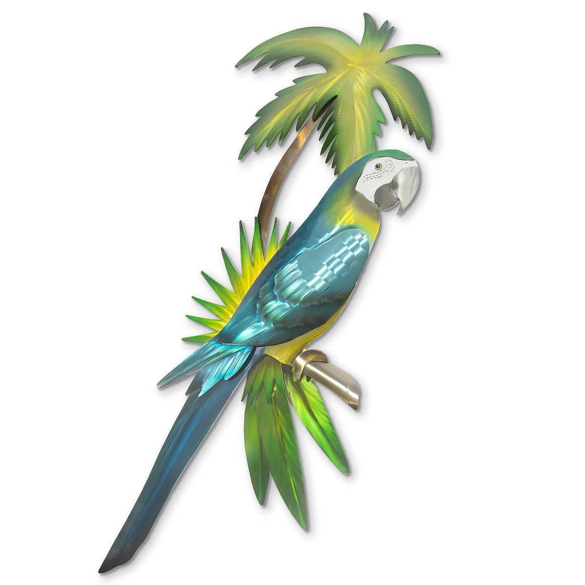 Blue Macaw Palm Metal Wall Art - OUT OF STOCK UNTIL 07/28/2026