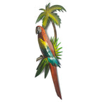 Red Macaw Palm Metal Wall Art - OUT OF STOCK UNTIL 07/28/2026