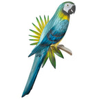 Tropical Parrot Wall Art - Blue - OVERSTOCK