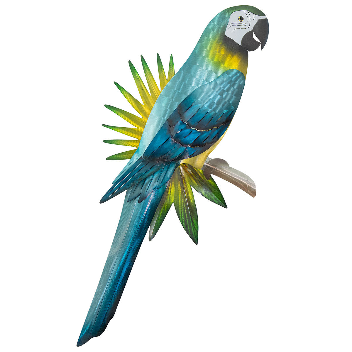 Tropical Parrot Wall Art - Blue - OVERSTOCK