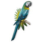Tropical Parrot Wall Art - Blue - OVERSTOCK