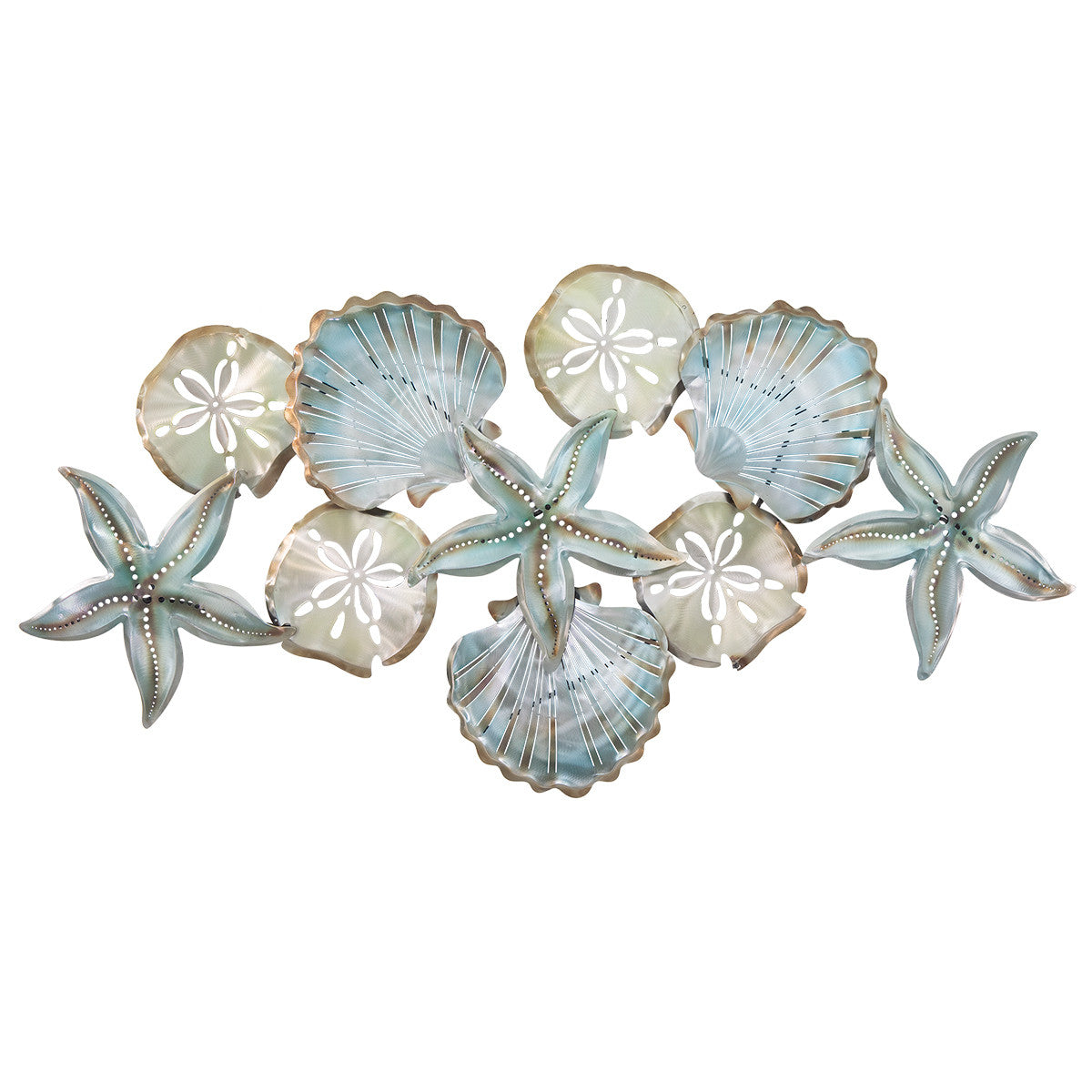 Shells of the Shore Metal Wall Art