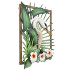 Tropical Heron Metal Wall Art - OVERSTOCK