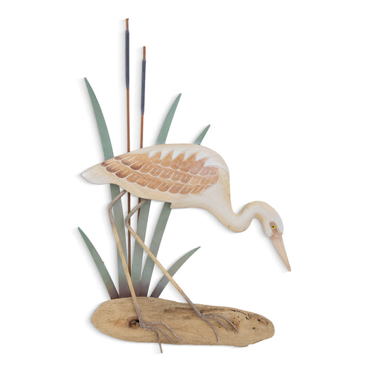 Curious Heron Wall Art