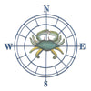 Crab Compass Wall Art